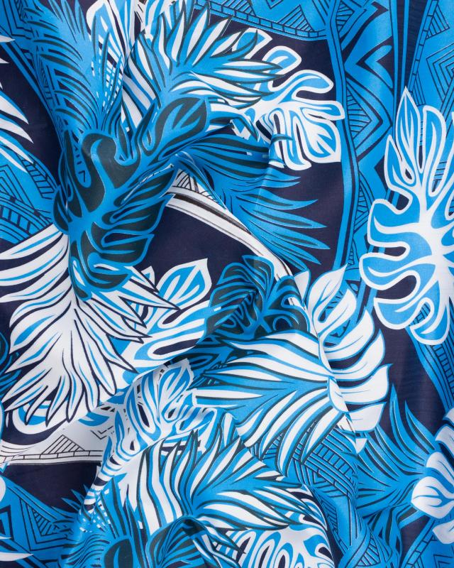 Polynesian fabric HAU Blue - Tissushop